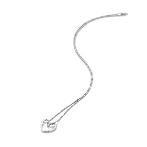 Stříbrný náhrdelník Hot Diamonds Heart DP1089