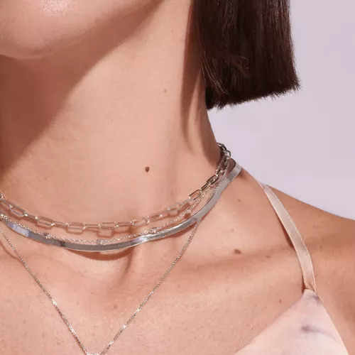 Obrázek č. 3 k produktu: Stříbrný řetízek Hot Diamonds Linked CH129