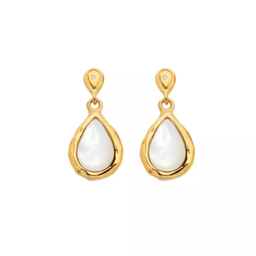 Obrázek č. 1 k produktu: Stříbrné pozlacené náušnice Hot Diamonds X Gemstones DE818