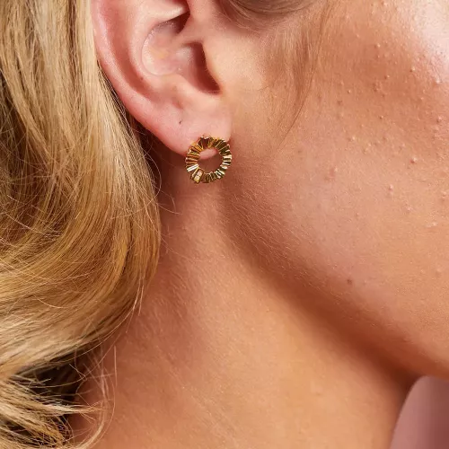 Obrázek č. 1 k produktu: Pozlacené stříbrné náušnice HD X Golden Edit Hope DE837