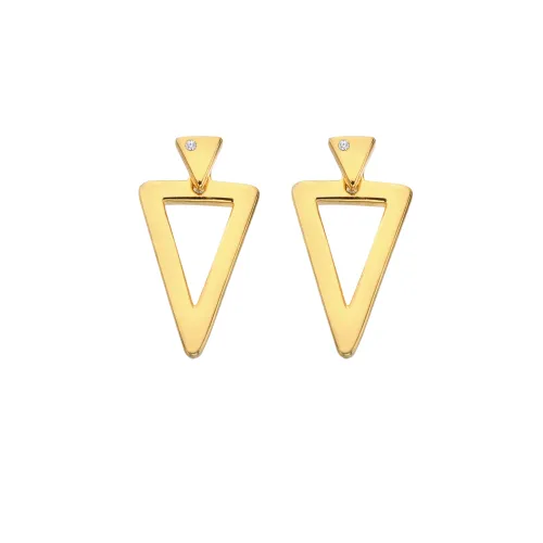 Obrázek č. 3 k produktu: Pozlacené stříbrné náušnice Hot Diamonds X Golden Edit Paired DE888