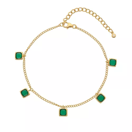 Obrázek č. 3 k produktu: Pozlacený náramek Hot Diamonds X Gemstones Square DL663