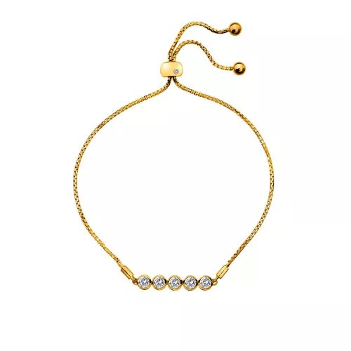 Obrázek č. 3 k produktu: Pozlacený stříbrný náramek Hot Diamonds X Gemstones DL699