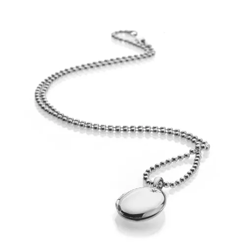 Stříbrný přívěsek Hot Diamonds Memories Oval Locket