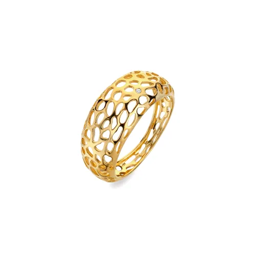 Obrázek č. 3 k produktu: Pozlacený stříbrný prsten Hot Diamonds X Golden Edit Orb DR323