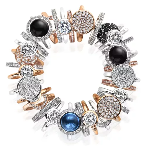 Obrázek č. 7 k produktu: Stříbrný prsten Hot Diamonds Emozioni Saturno Rose Gold