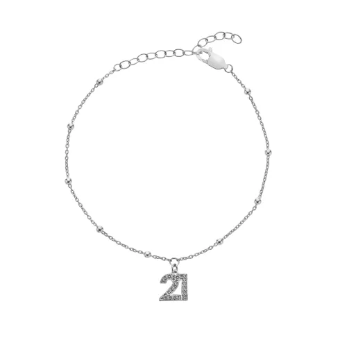 Obrázek č. 3 k produktu: Stříbrný náramek Hot Diamonds Silver Whisper 21st SWB002