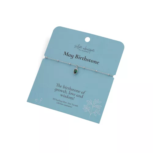 Stříbrný náramek Hot Diamonds Silver Whisper May SWB029